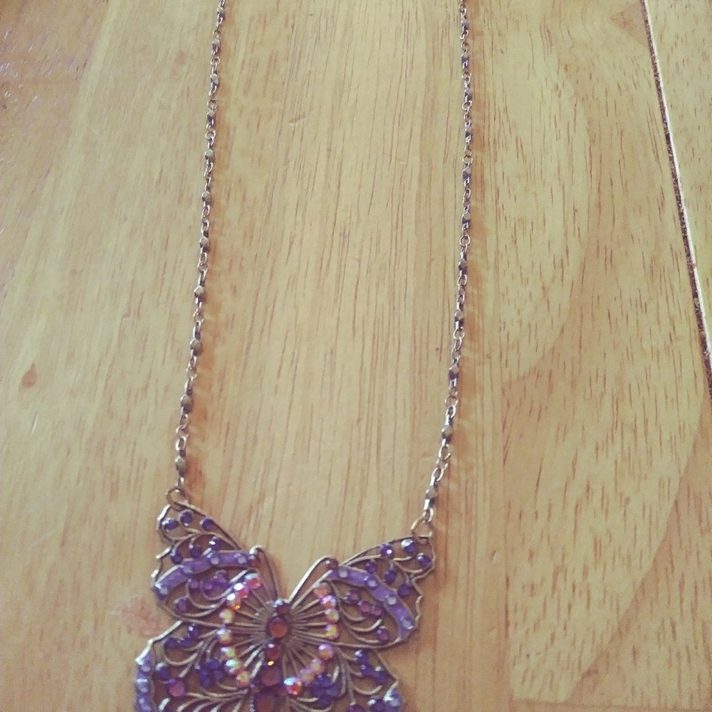 Anne Koplik Butterfly Necklace - Picture 6 of 6